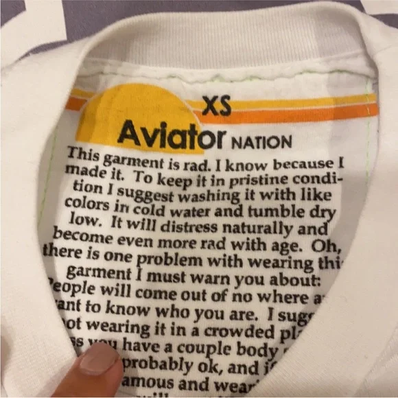 Aviator Nation T Shirt XS - Picture 3 of 3
